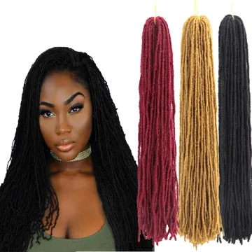 soft sister Faux locs Crochet Hair Extension Synthetic Dreadlocs Braid nu locs Hair Afro Goddess Locs Braiding hair