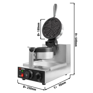 Commercial Electric Corn Waffle Makers Machine Square Muffin Maker