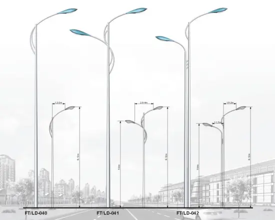 Galvanized 6m Outdoor Light Pole