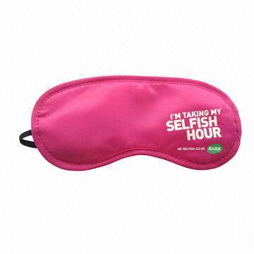 Eyeshade for airline and shading, made of cotton fabric, comfortable, various colors are available