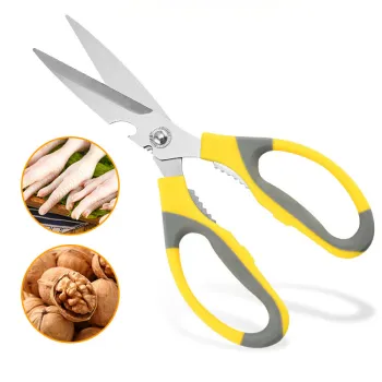Household Poultry Shears and Chicken Scissors with Walnut Clip: Your Ultimate Cutting Tool for Coop Tasks