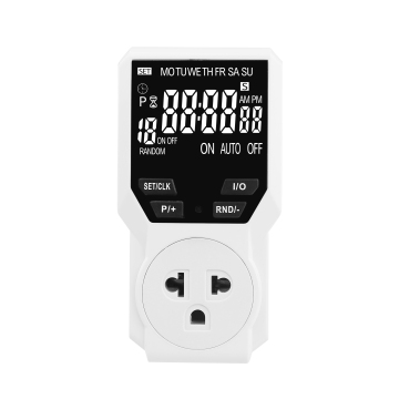 THA Plug VA Backlit version Electronic Digital Timer Switch Socket Kitchen Timer Outlet Programmable Timing Socket Control