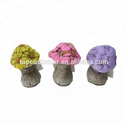 Cement Statue Concrete Garden Decoration Mushroom
