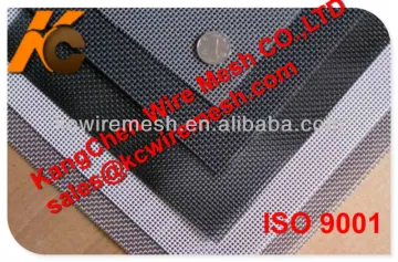 Factory!!!!! Factory!!!!!! KangChen bulletproof mesh/black powder coated 316 security window screens