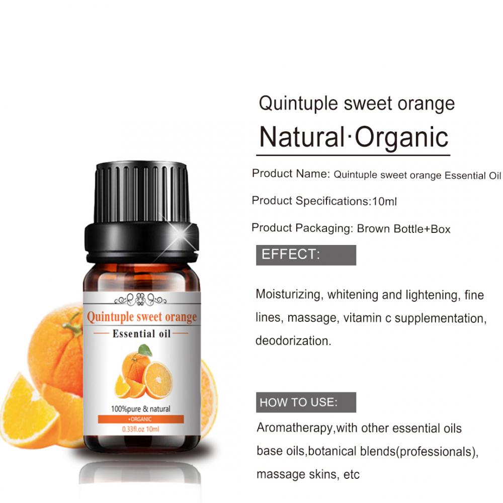 Aceite esencial 100% Aroma puro Aceite de naranja dulce natural de alta calidad