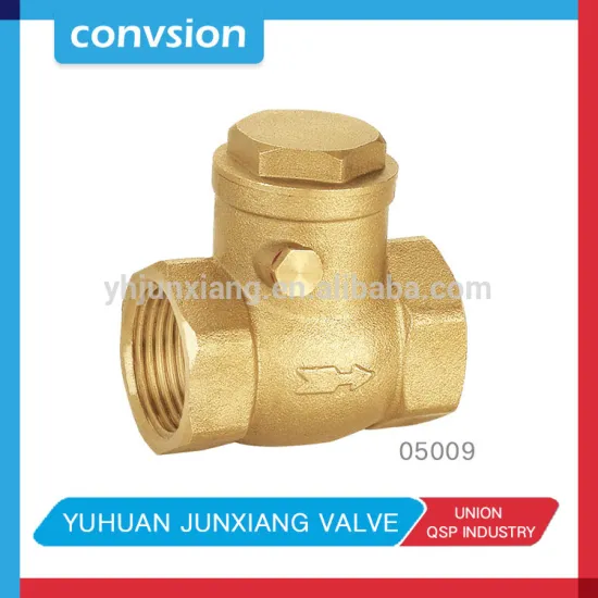 Junxiang 05009 professional 3/4" inch brass swing check valve