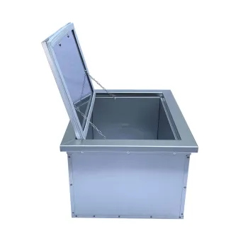 Kitchen Recessed Ice Box Cooler Keep The Goods Cold Stainless Steel Bbq Beverage Cooler