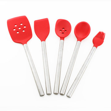 Jogo de ferramentas Nonstick da cozinha do utensílio do silicone 5PCS