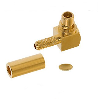 R/a Plug Crimp Type MMCX Coaxial Connector for Rg174 Cable