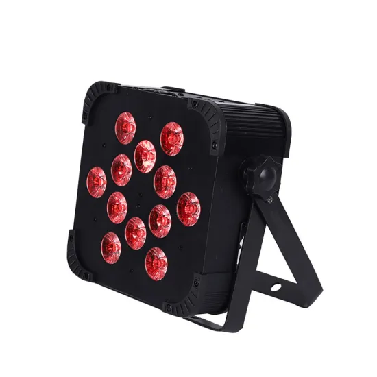 High Quality Wireless LED Flat Par Light 12*18W 6IN1 RGBWA UV Stage Lights