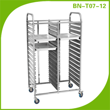Stainless Steel Rotary Service Trolley BN-T07-12