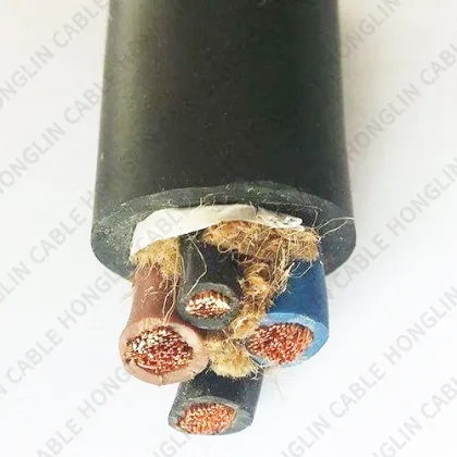 JHS Waterproof Rubber Submersible Cable - Multi-Core Flexible Rubber Sheathed Wire