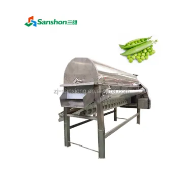 Sanshon SUS304 Green Peas Peeling and Shelling Machine