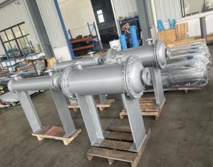 Shell and tube water cooler