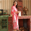 Bathrobe feminino feminino comprimento longo