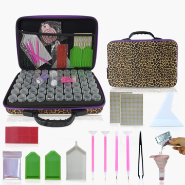 Accesorios de impresión de leopardo EVA Storage Luggage al por mayor