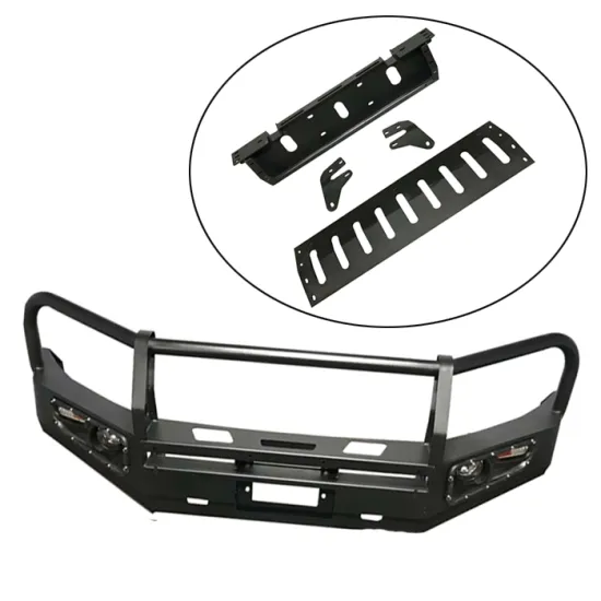 LC120 Front Bumper - High Quality Rolled Steel Bumper for Land Cruiser 2002-2009