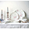 Lucky Flower Parrot Beef Plate Flat Plate