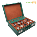 Customized Luxury Leather 10 slot watch Packaging Box