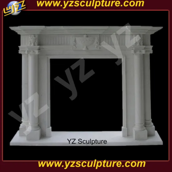 indoor decoration hand carved fireplace mantels