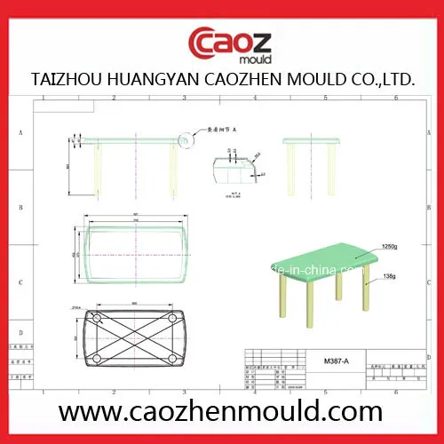 Professional Manufacture of Plastic Injection Dining Table Mould