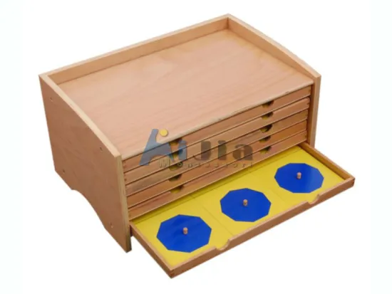 Montessori material Geometric Cabinet Nomenclature Cards