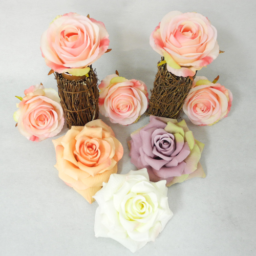 artificial rose flower head wholesale price wedding backdrop deocration