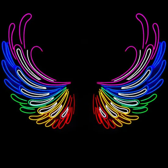 FLYING WINGS NEON SIGN