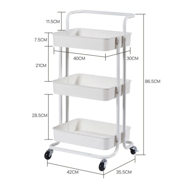 China Brand Classic Household Fruits and Vegetables Basket Trolley