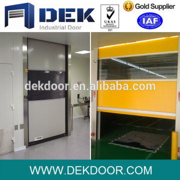 Automatic remote control high speed door