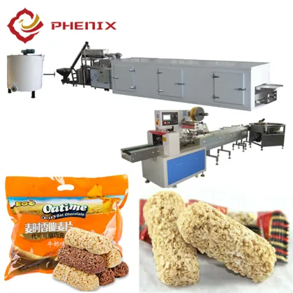 Automatic Oats Chocolate Cereal Bar Making Machine