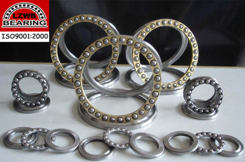 ISO Certified, Bearing Steel, Brass Cage Thrust Ball Bearing 51214