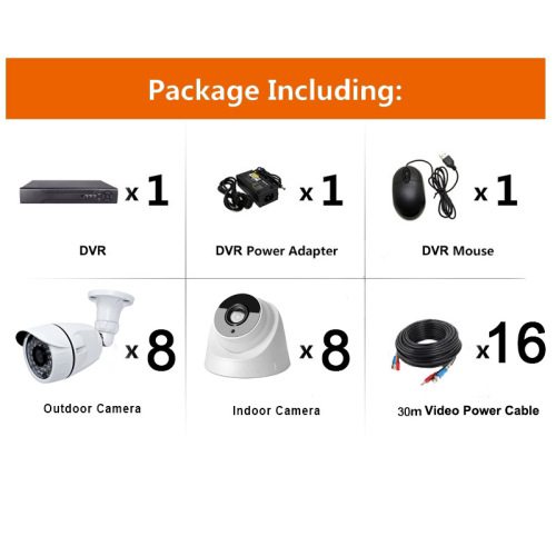 CCTV 16chs 2.0MP Security Surveillance Alarm DVR Systems