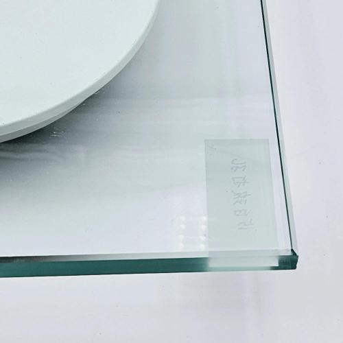 Silkscreen Glass 10mm clear ultra white tempered toughened glass Supplier