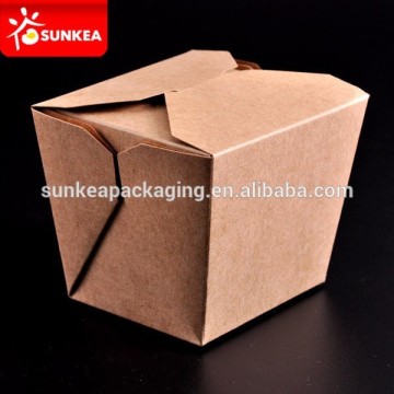 Takeout Paper Food Container Box Pail / Fast Food Pail