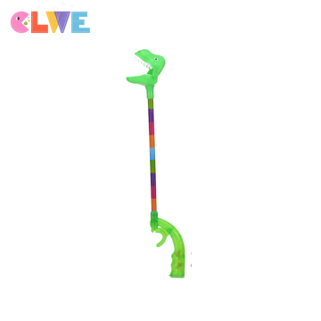 Green long neck dinosaur grabber claw clip toy