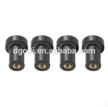 High precision mari-nut rubber expansion brass nut