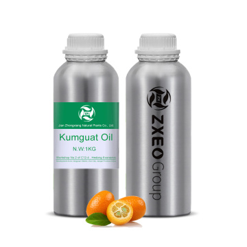 100% de óleo de kumquat puro de qualidade alimentar (Fortunella japonic) por frio pressionado por cuidados com a pele ou massagem