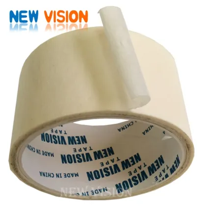 Cream/yellow/brown color masking tape with water based acrylic adhesive