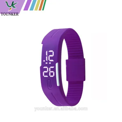 WATCH BAND DIGITAL SILICON LED WATCH