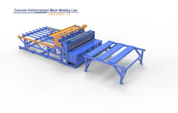 Concrete reinforcement wire mesh welding machine