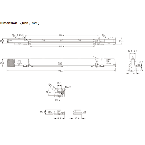 Лінейны святлодыёдны драйвер магутнасцю 78 Вт