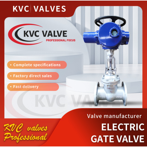 Electric Actuated Knife Gate Valve DN15 - 300 Electric flange gate valve Manufactory