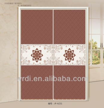 Bedroom wardrobe cabinet door panel