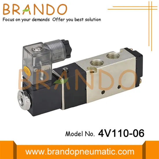 Airtac Type 4V110-06 1/8'' 5/2 Way Pneumatic Solenoid Valve