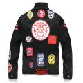 Characteristic Men's Denim Jacket with Patch