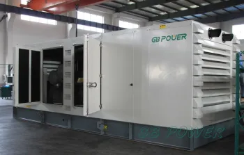 640kW super silent type generator with uk engine