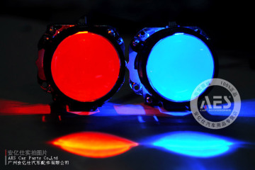 AES new type LED chip evil eye demon eye and angle eye for headlight lamp car parts 7 colorful