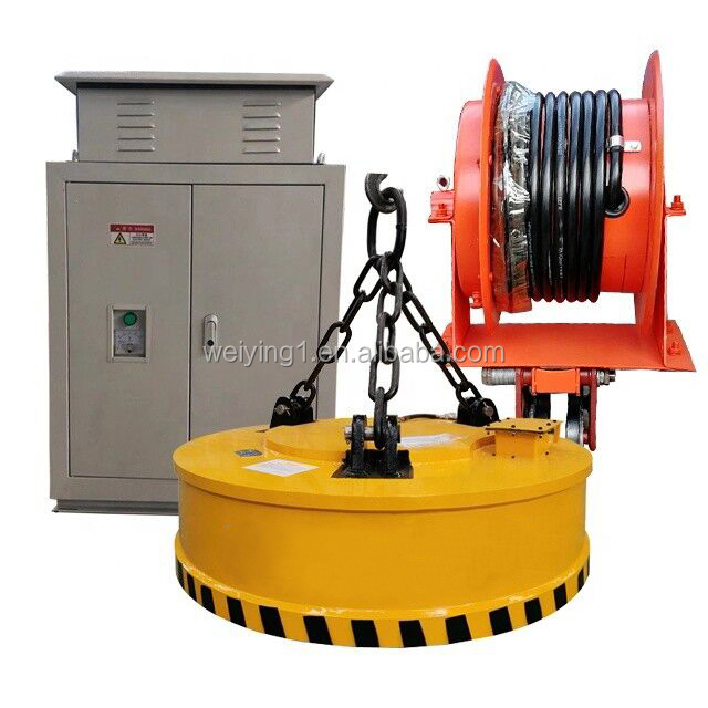 Diameter 110-150 cm Electromagnetic Chuck Lifting Magnet with Chain MW5