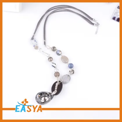 Glass Beads Famous Brand Low Moq Necklace